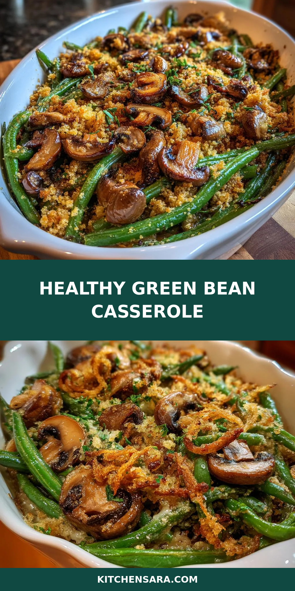 Healthy Green Bean Casserole