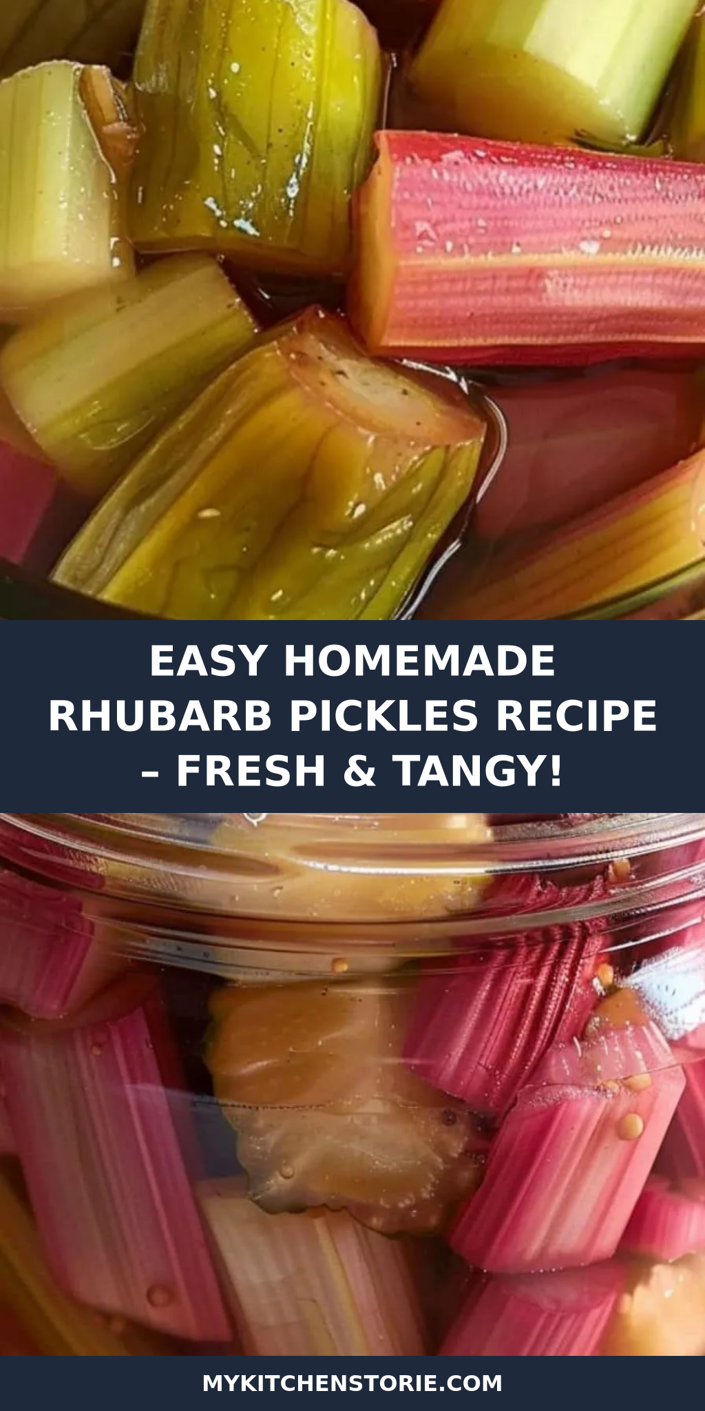 Easy Homemade Rhubarb Pickles Recipe – Fresh & Tangy!