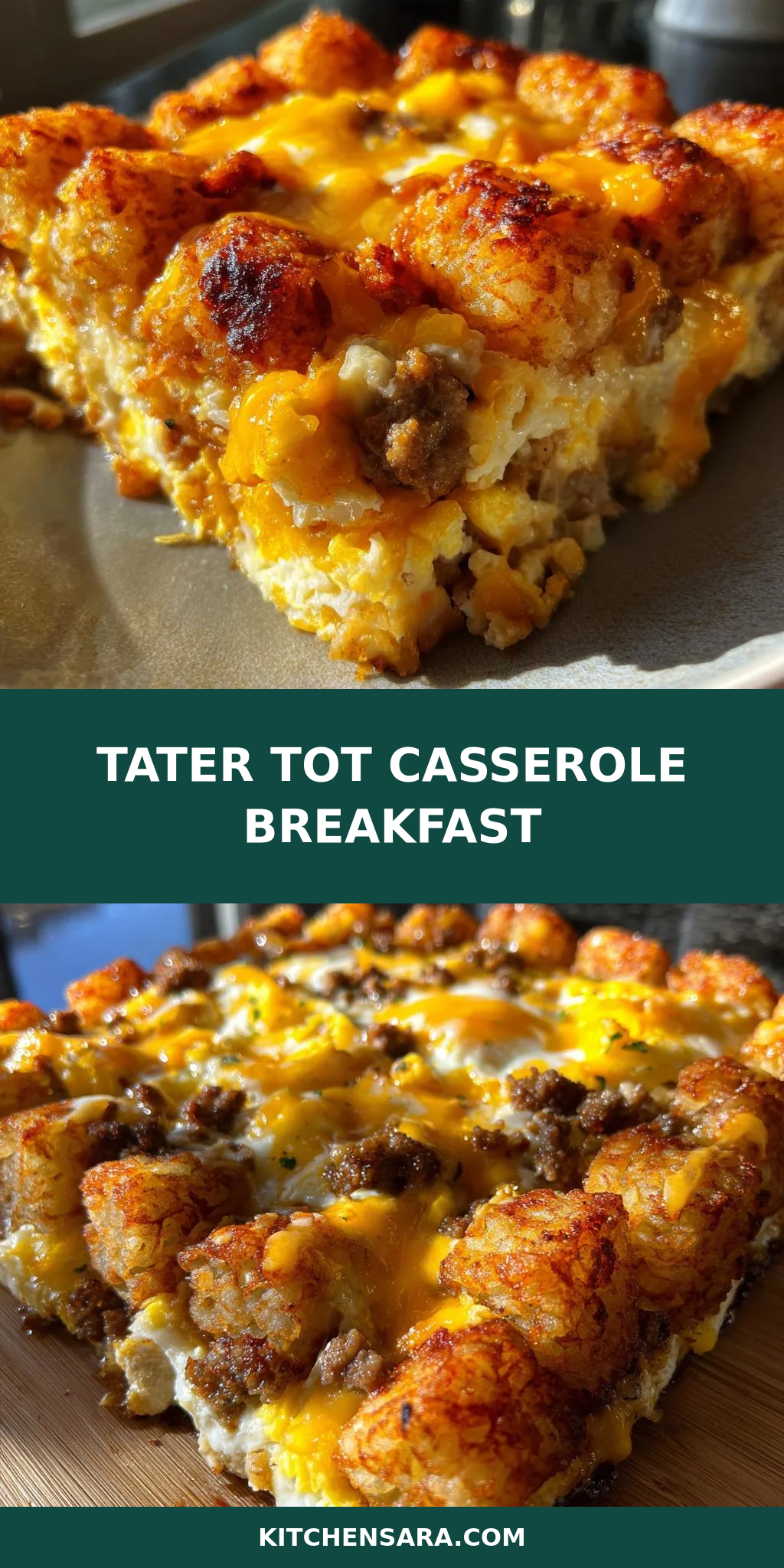Tater Tot Casserole Breakfast