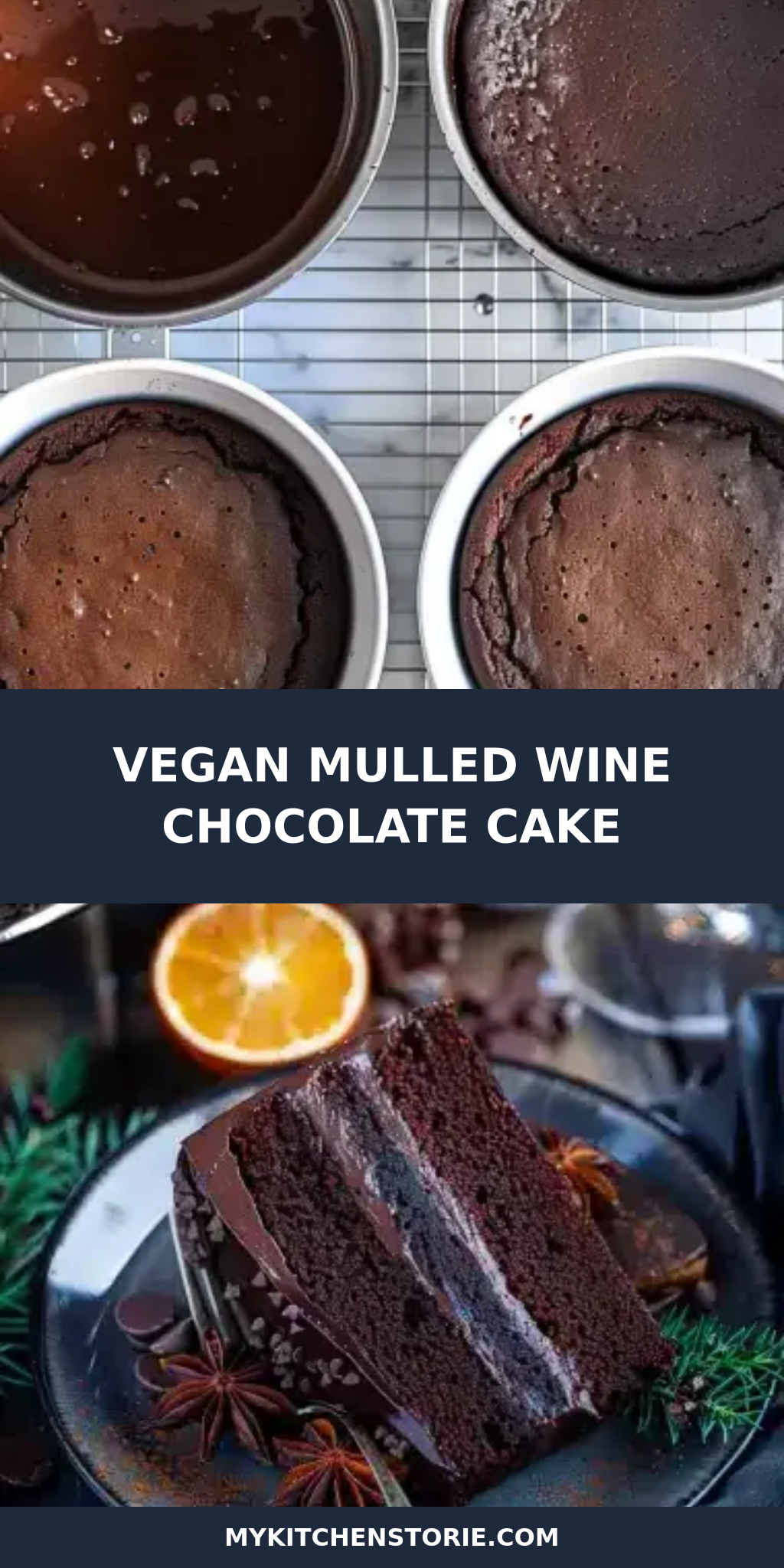 Vegan Mulled Wine Chocolate Cake