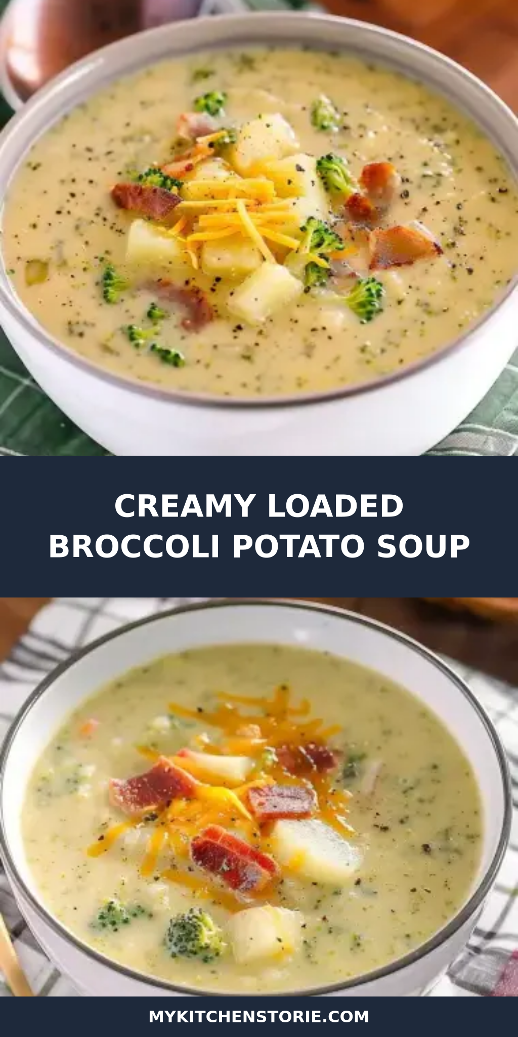 Creamy Loaded Broccoli Potato Soup
