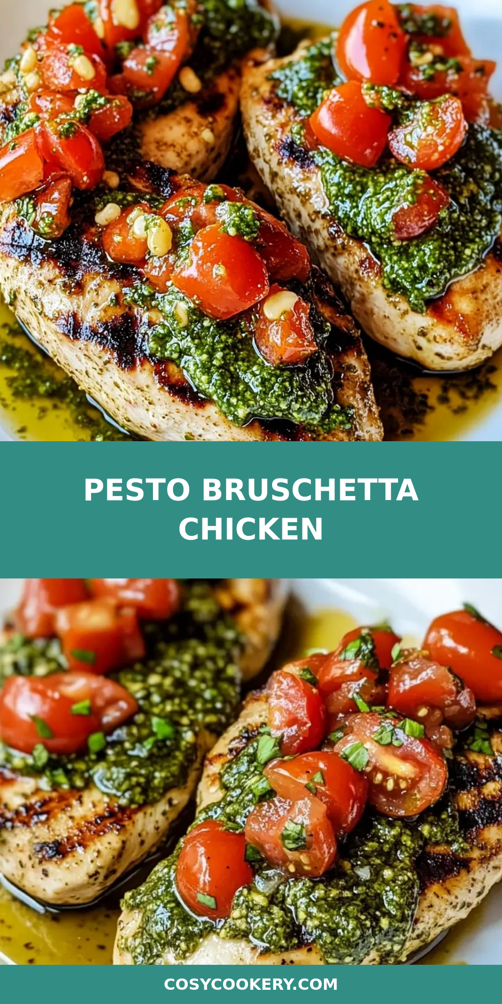 Pesto Bruschetta Chicken