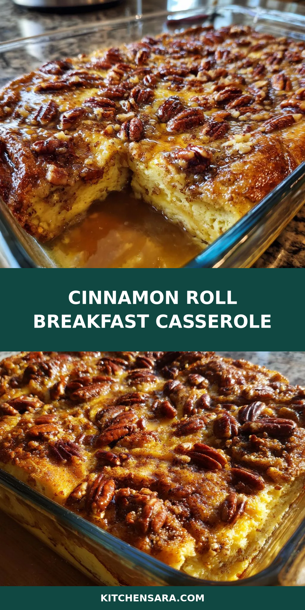Cinnamon Roll Breakfast Casserole