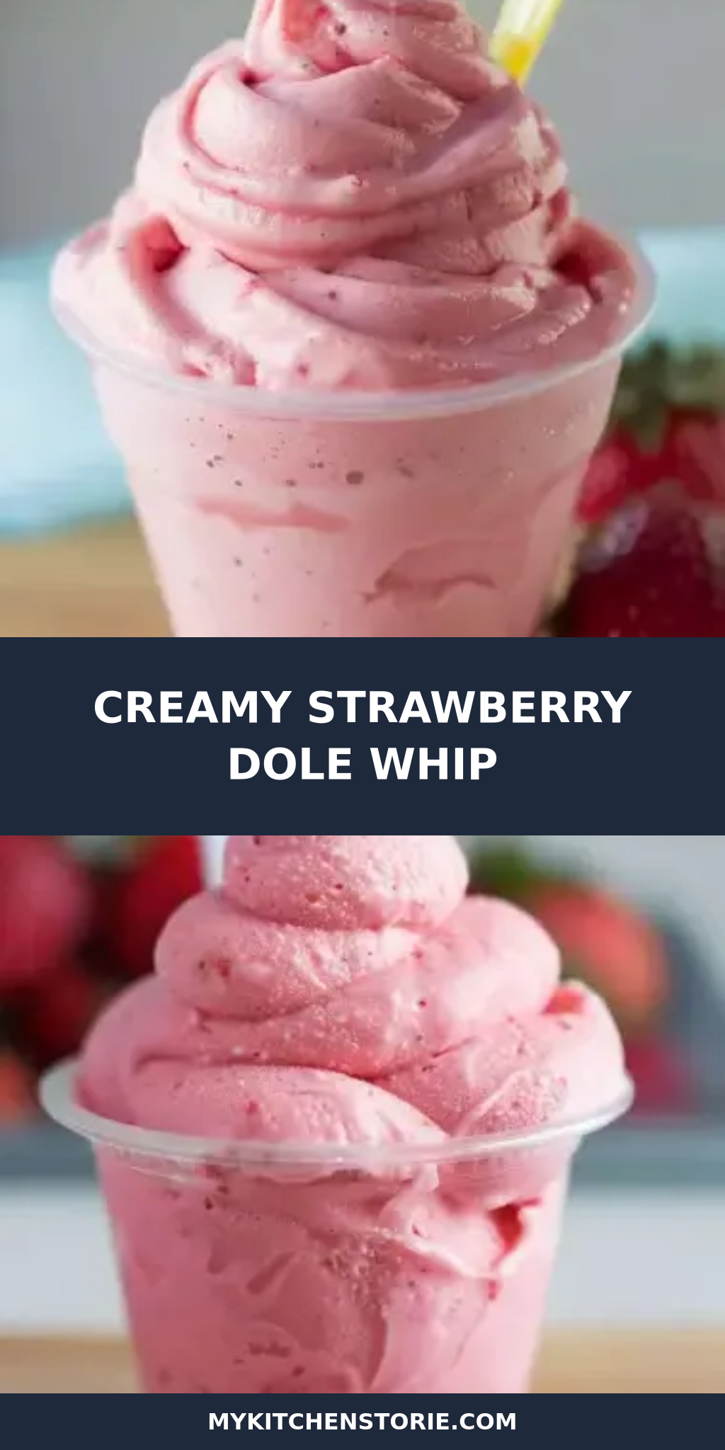 Creamy Strawberry Dole Whip