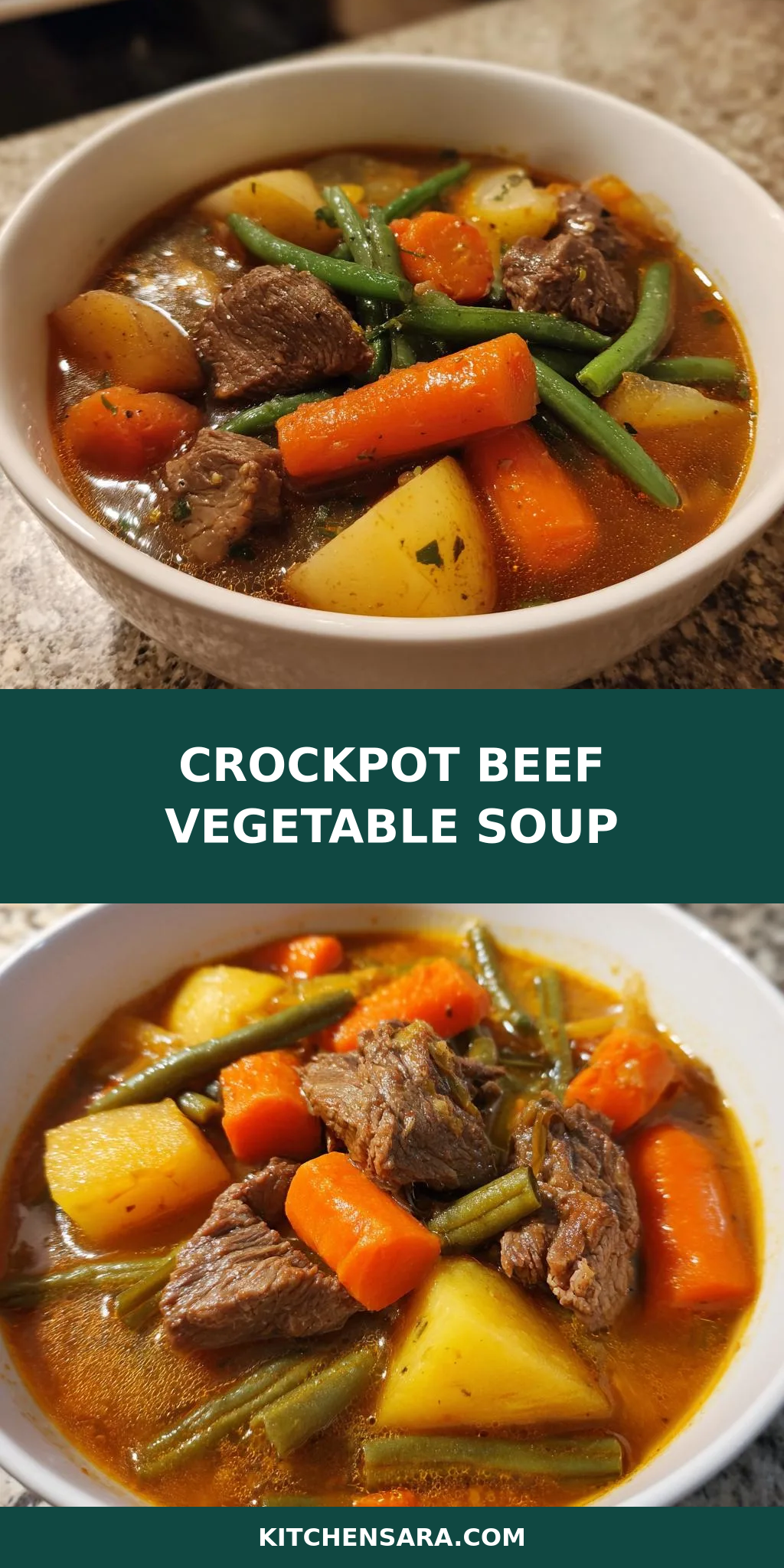 Crockpot Beef Vegetable Soup