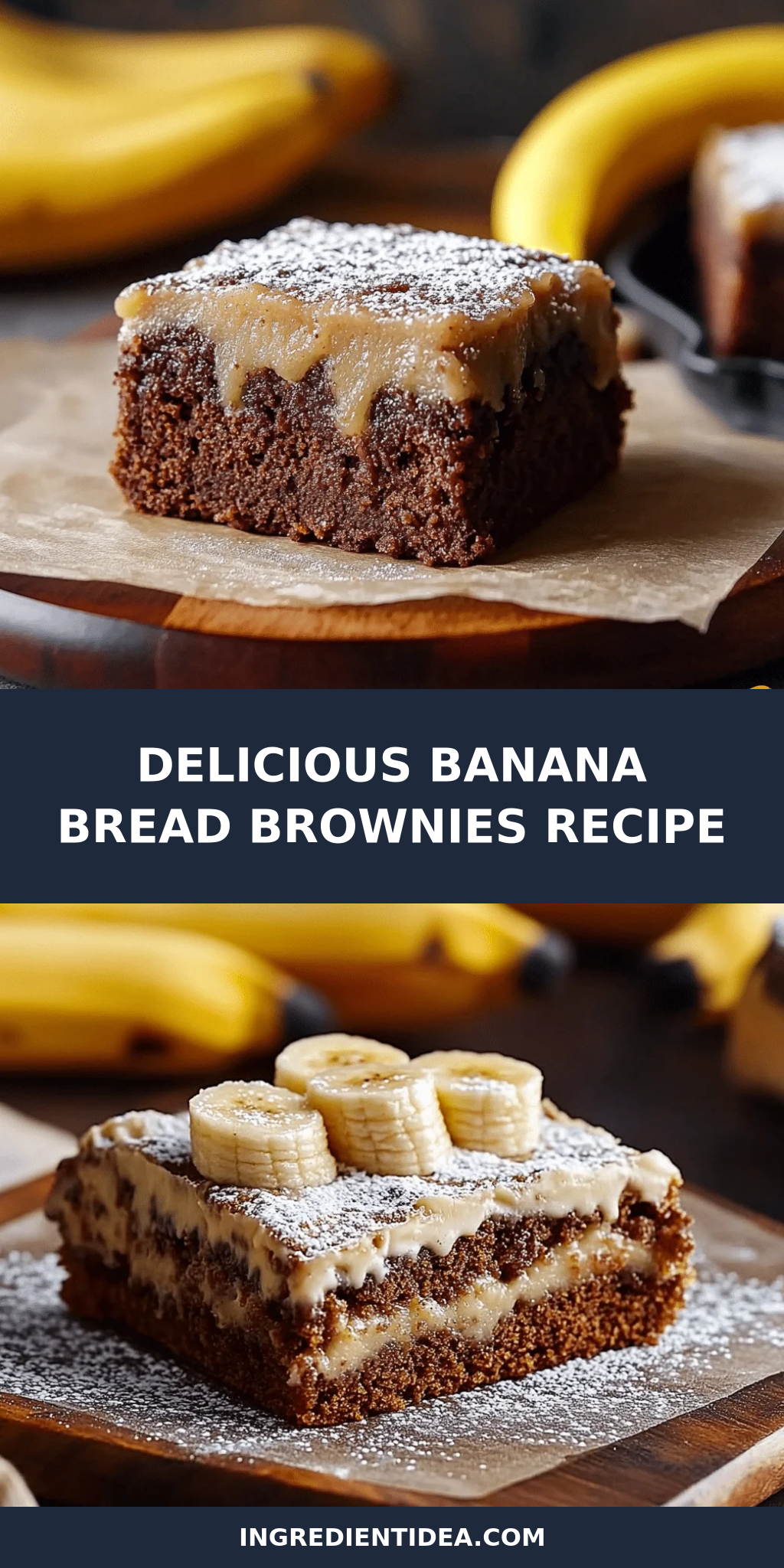 Delicious Banana Bread Brownies Recipe
