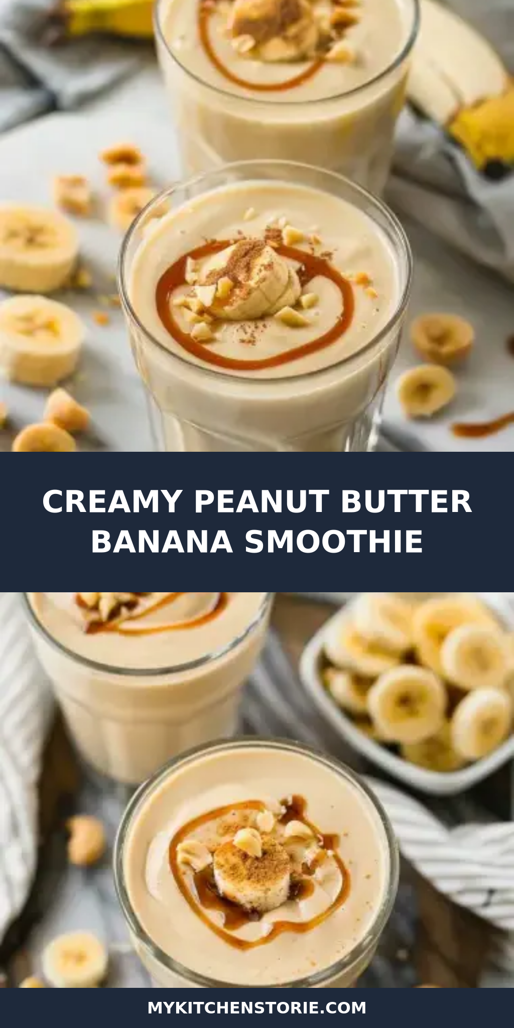 Creamy Peanut Butter Banana Smoothie