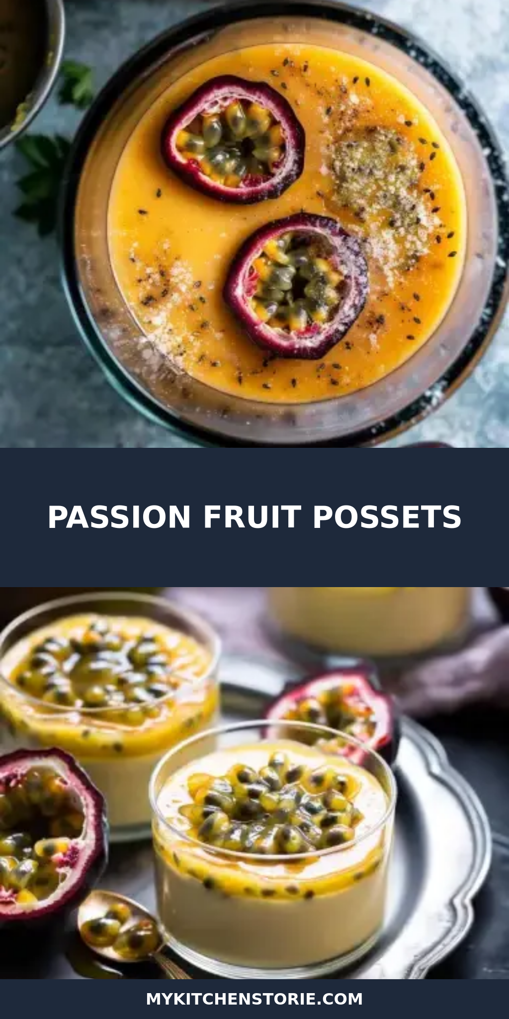 Passion Fruit Possets