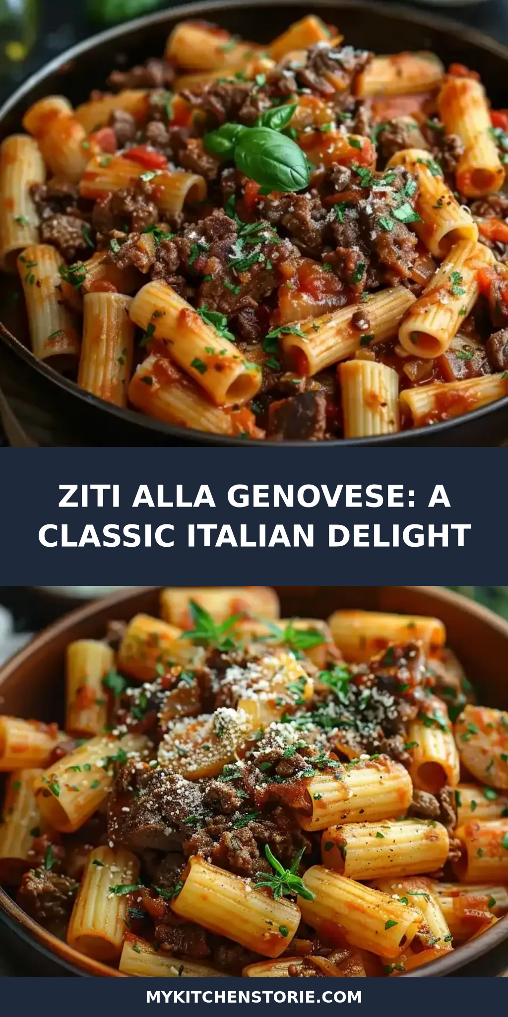 Ziti alla Genovese: A Classic Italian Delight