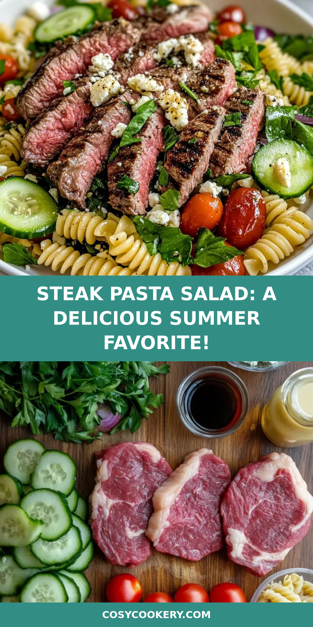 Steak Pasta Salad: A Delicious Summer Favorite!