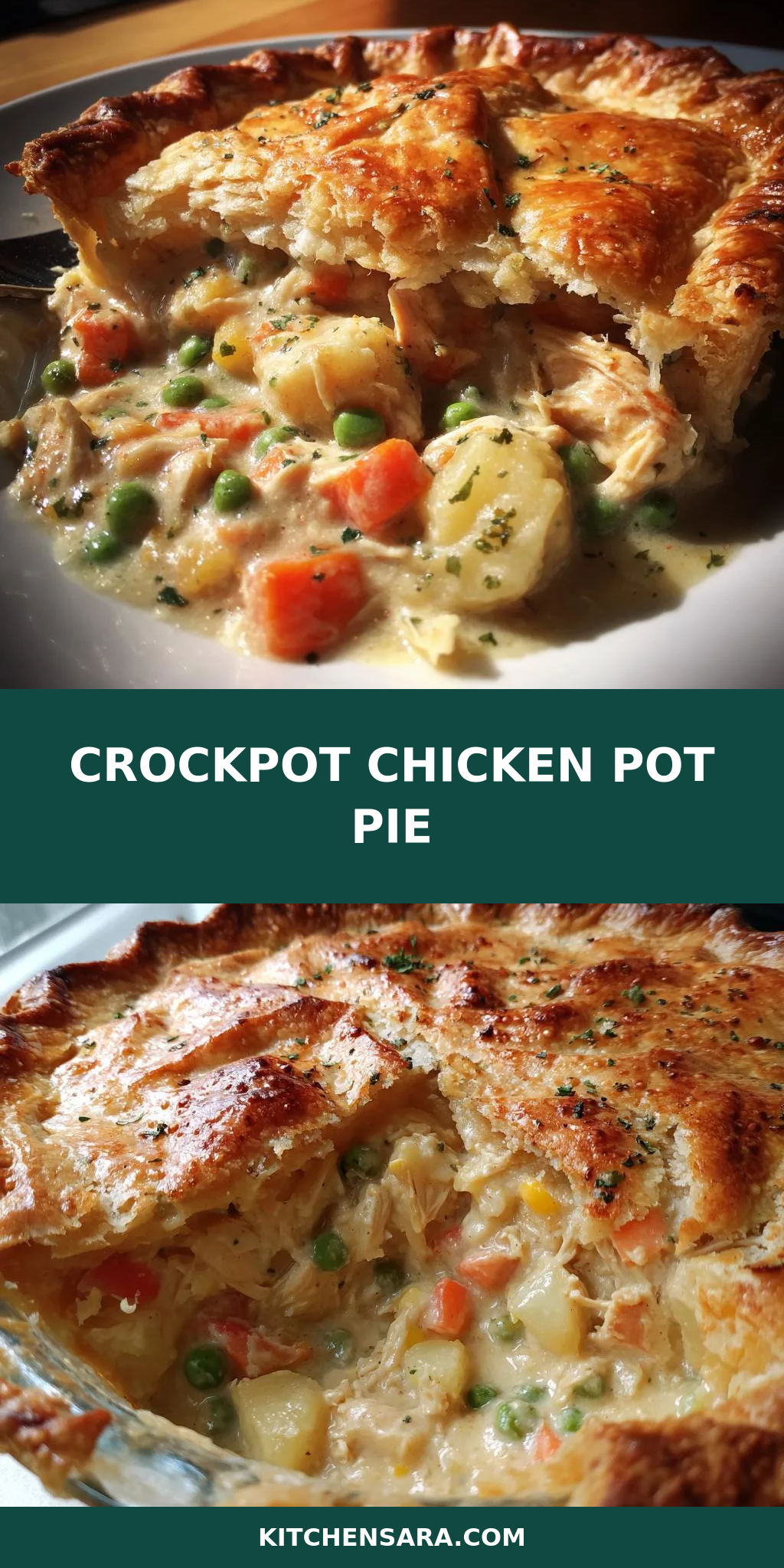 Crockpot Chicken Pot Pie