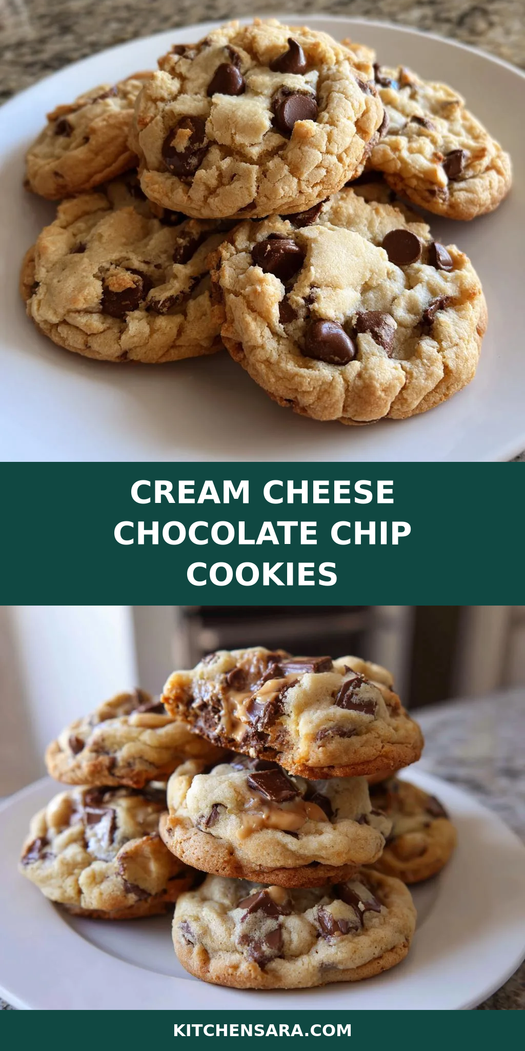 Cream Cheese Chocolate Chip Cookies