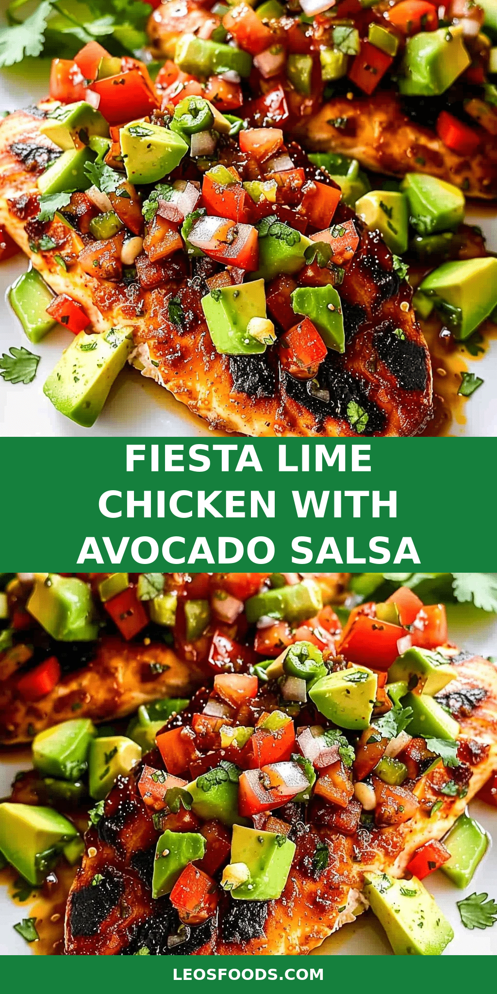 Fiesta Lime Chicken with Avocado Salsa