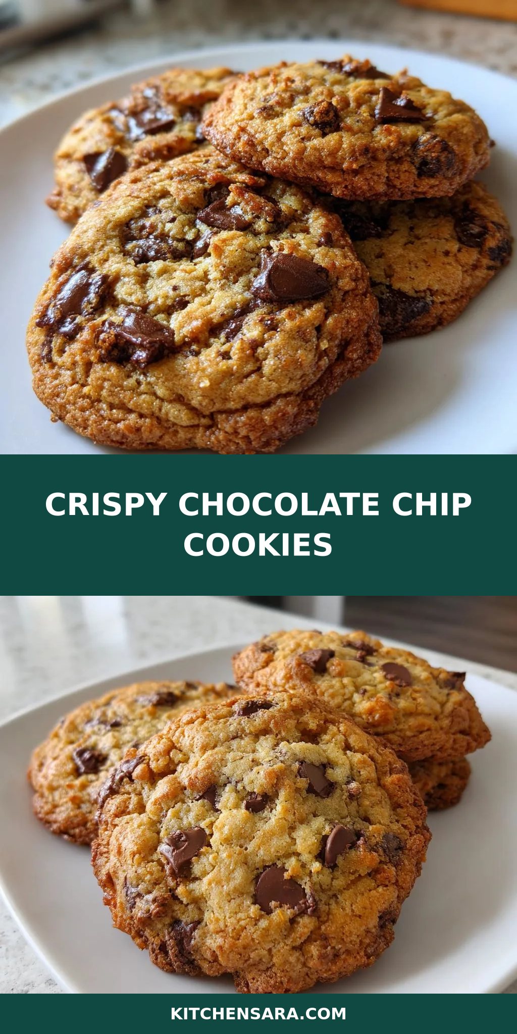 Crispy Chocolate Chip Cookies