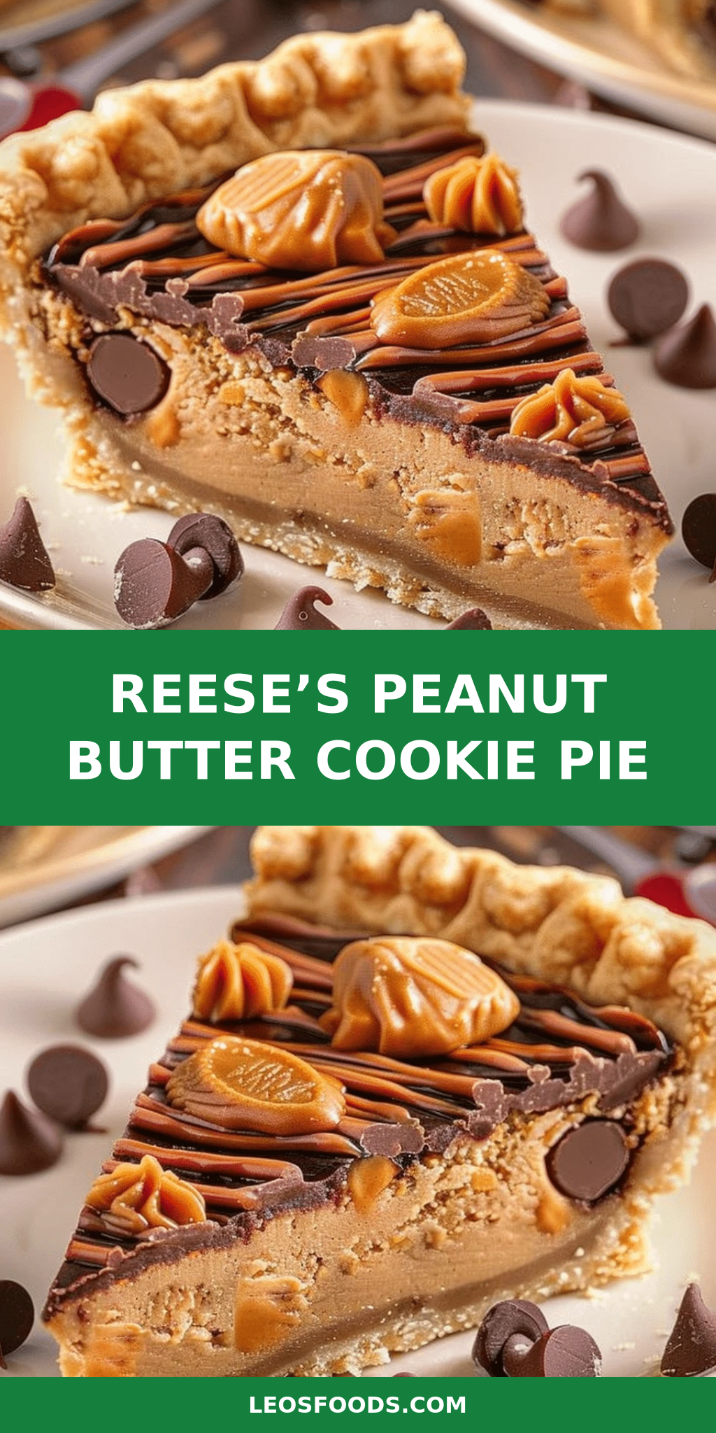 Reese’s Peanut Butter Cookie Pie