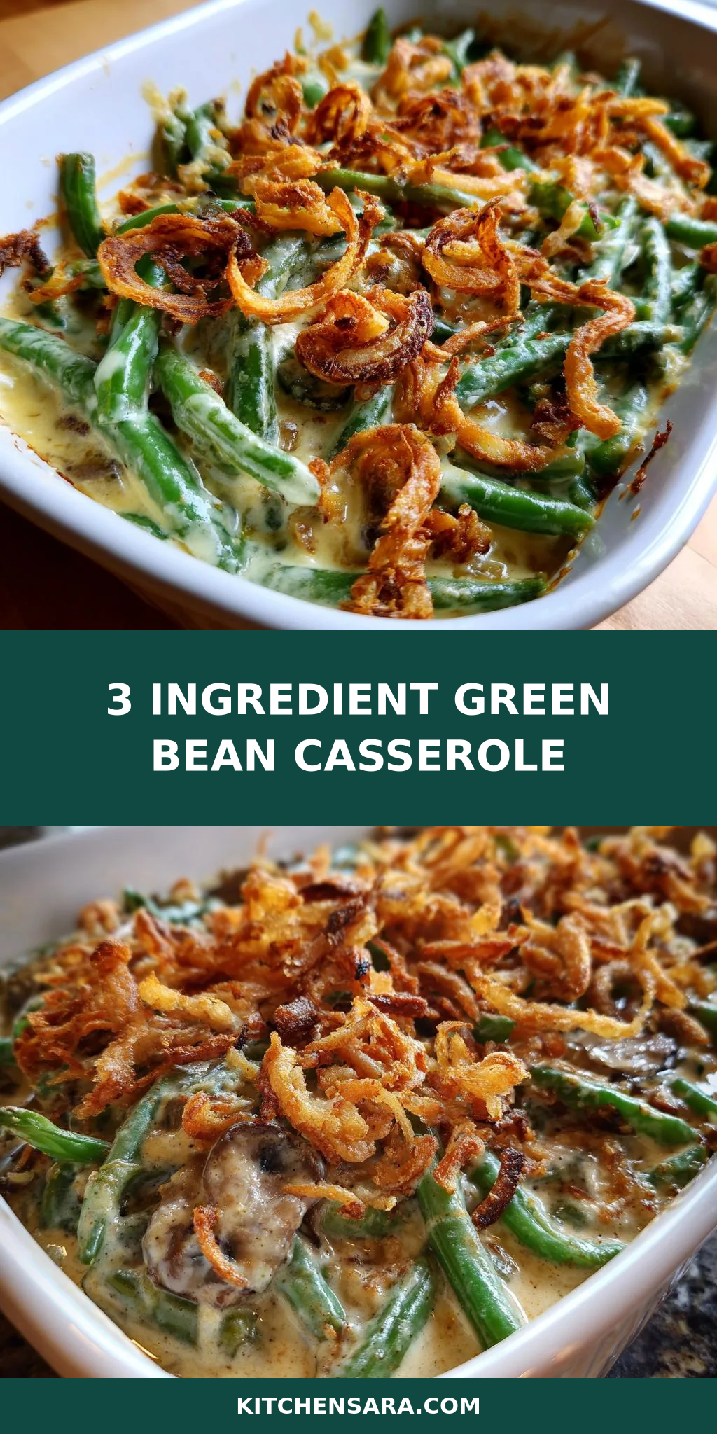 3 Ingredient Green Bean Casserole