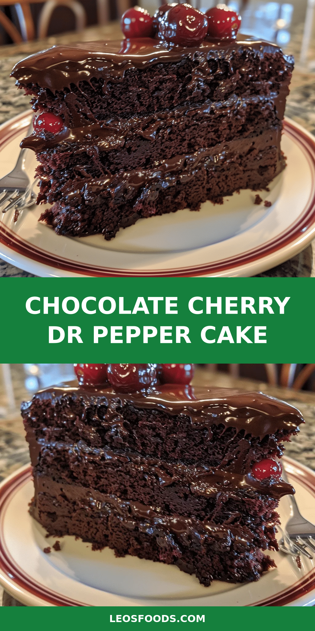 Chocolate Cherry Dr Pepper Cake