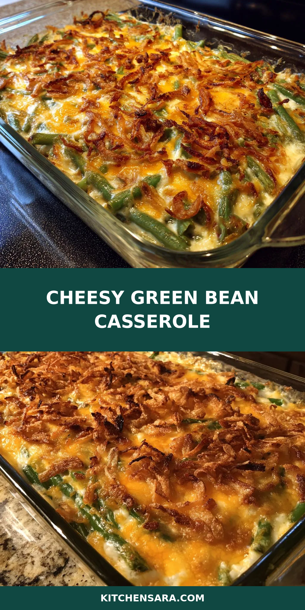 Cheesy Green Bean Casserole