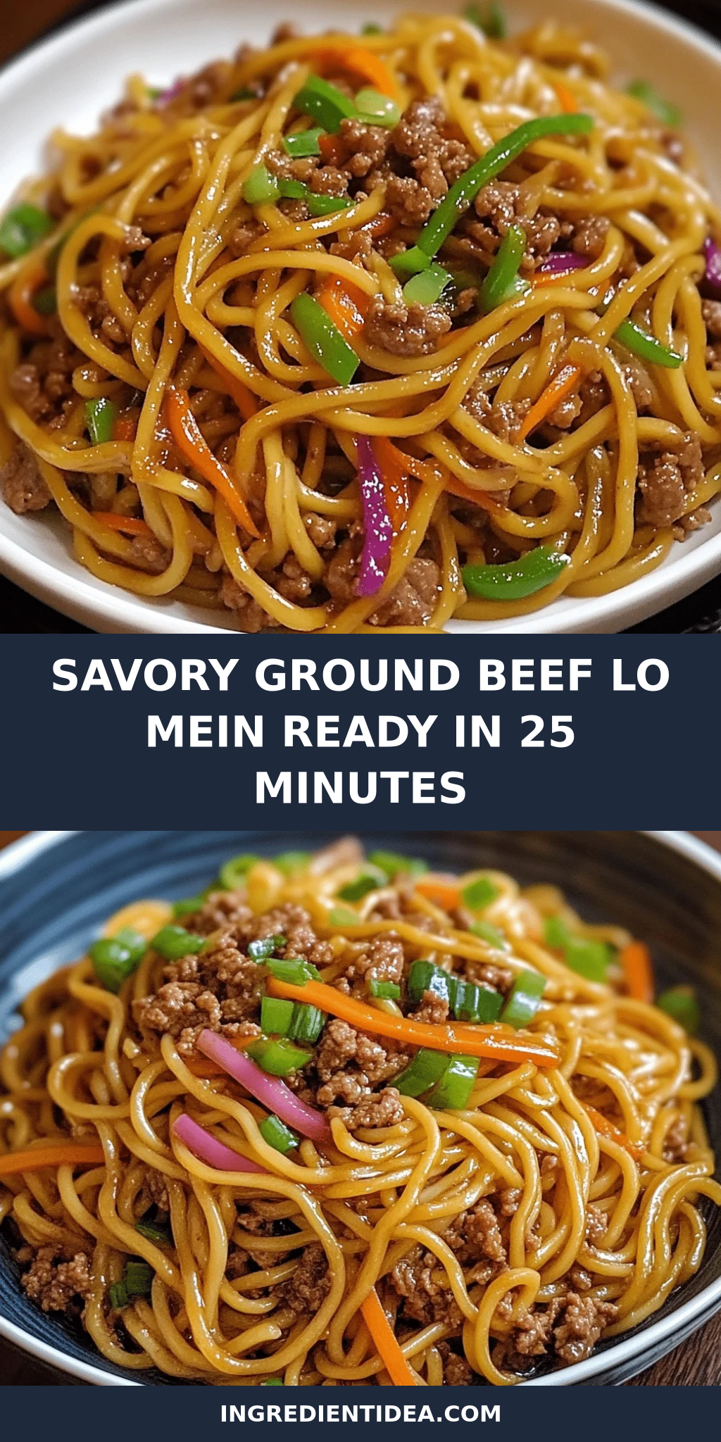 Savory Ground Beef Lo Mein Ready in 25 Minutes