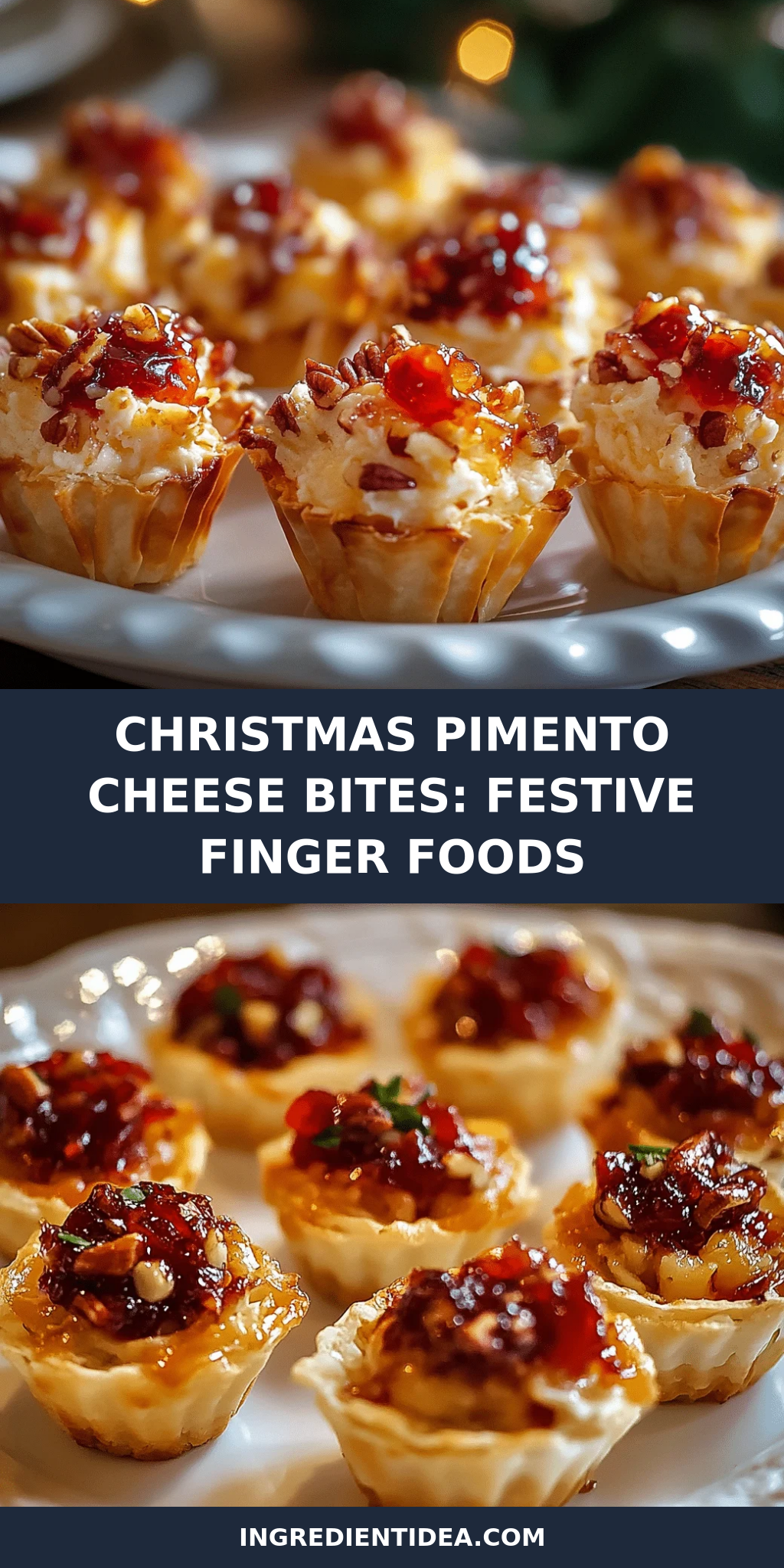 Christmas Pimento Cheese Bites: Festive Finger Foods