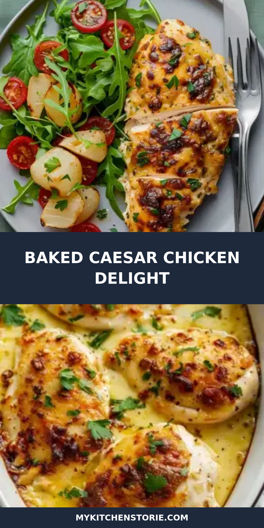 Baked Caesar Chicken Delight