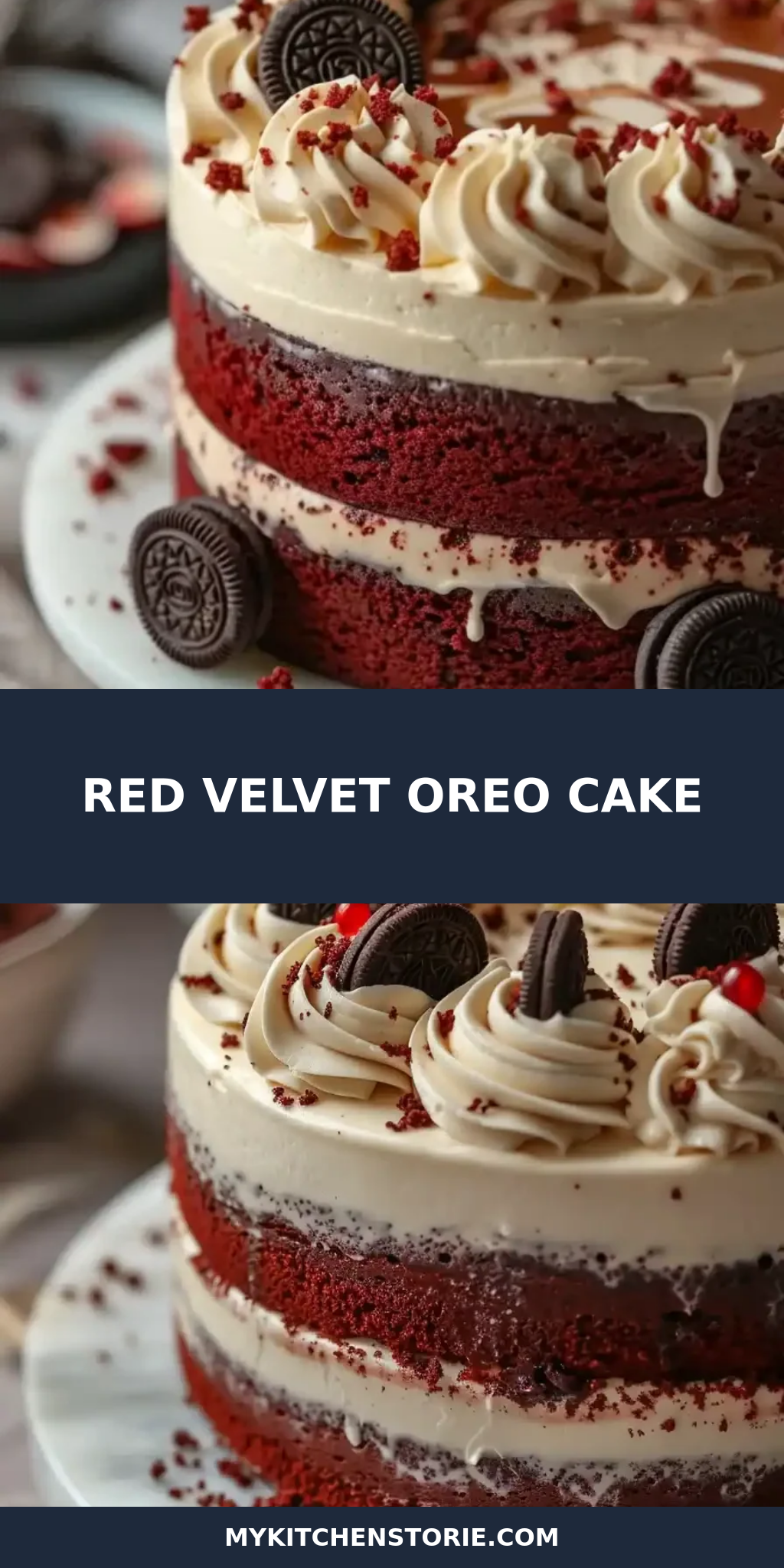 Red Velvet Oreo Cake