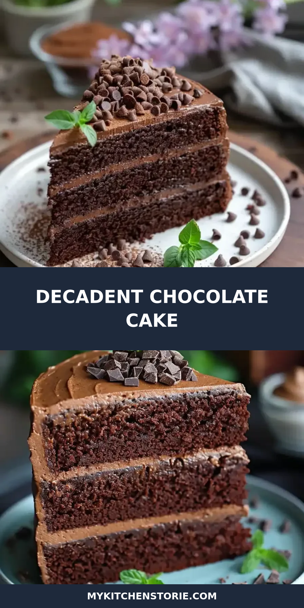 decadent chocolate cake