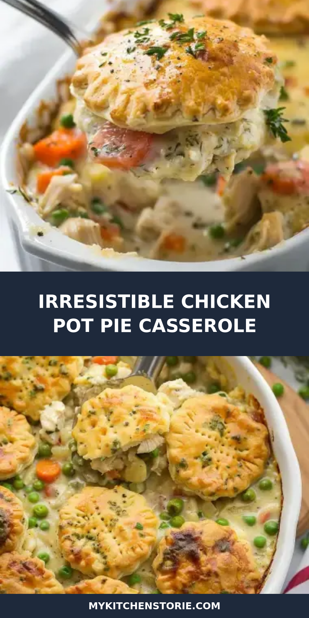 Irresistible Chicken Pot Pie Casserole