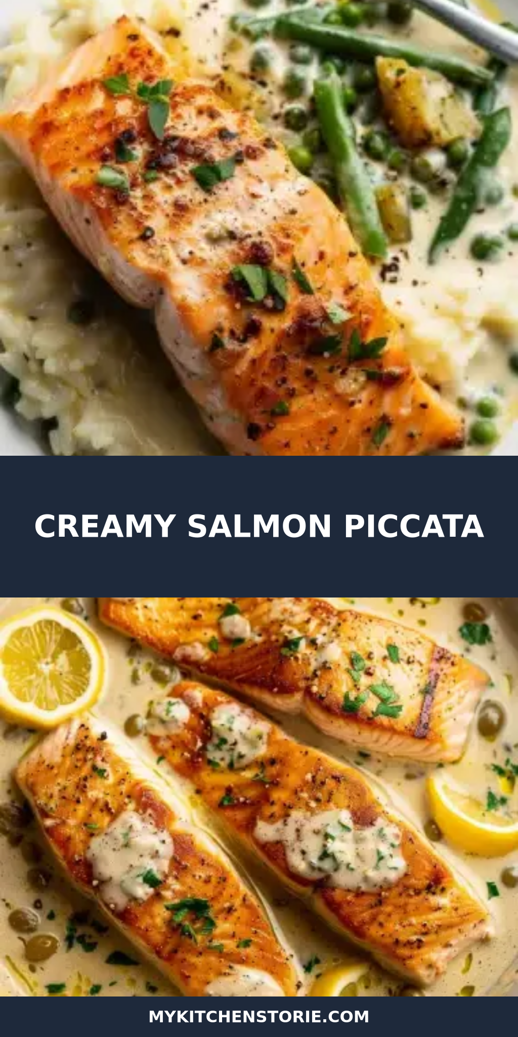 Creamy Salmon Piccata