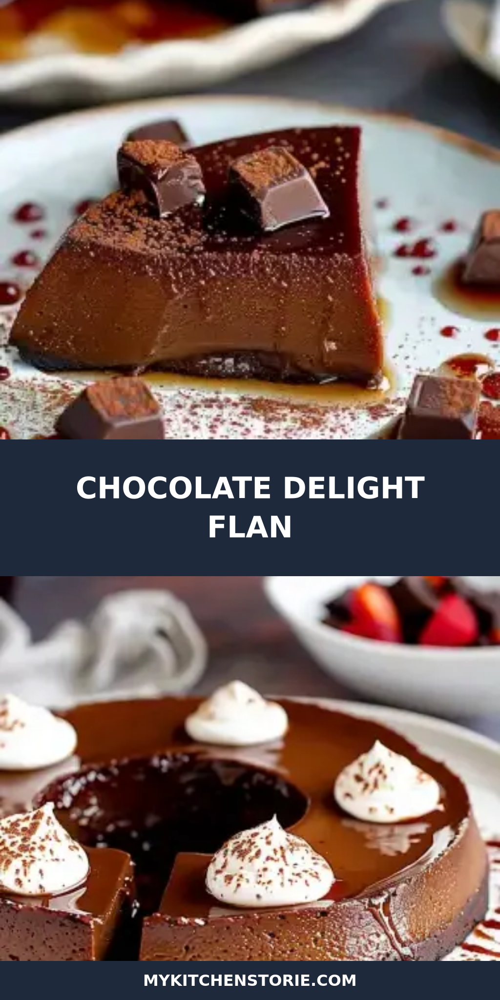 Chocolate Delight Flan