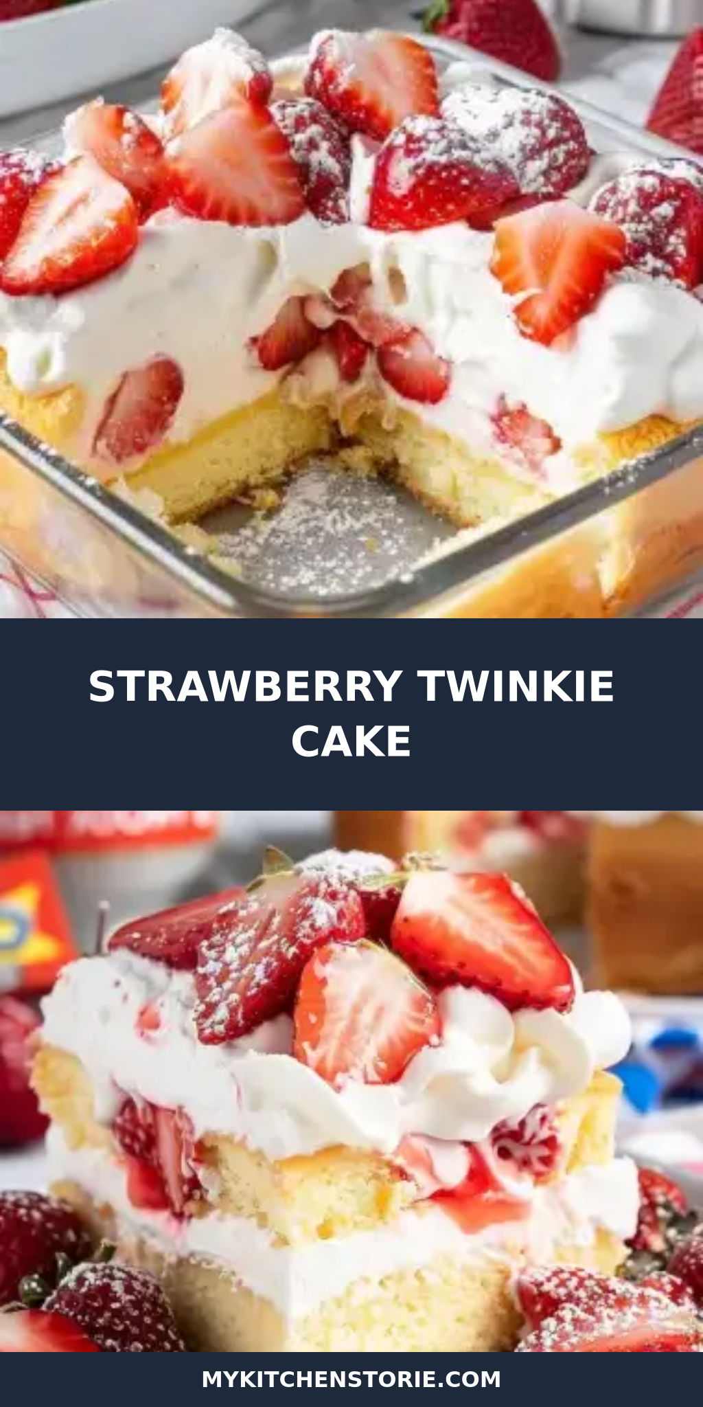 Strawberry Twinkie Cake