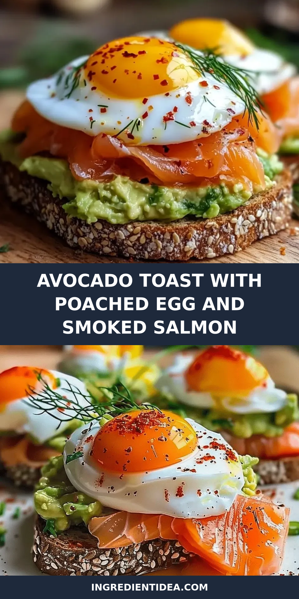 Avocado Toast with Poached Egg and Smoked Salmon