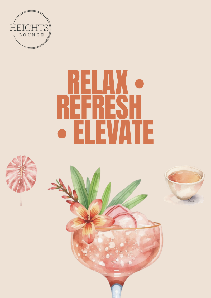 Heights Lounge Menu