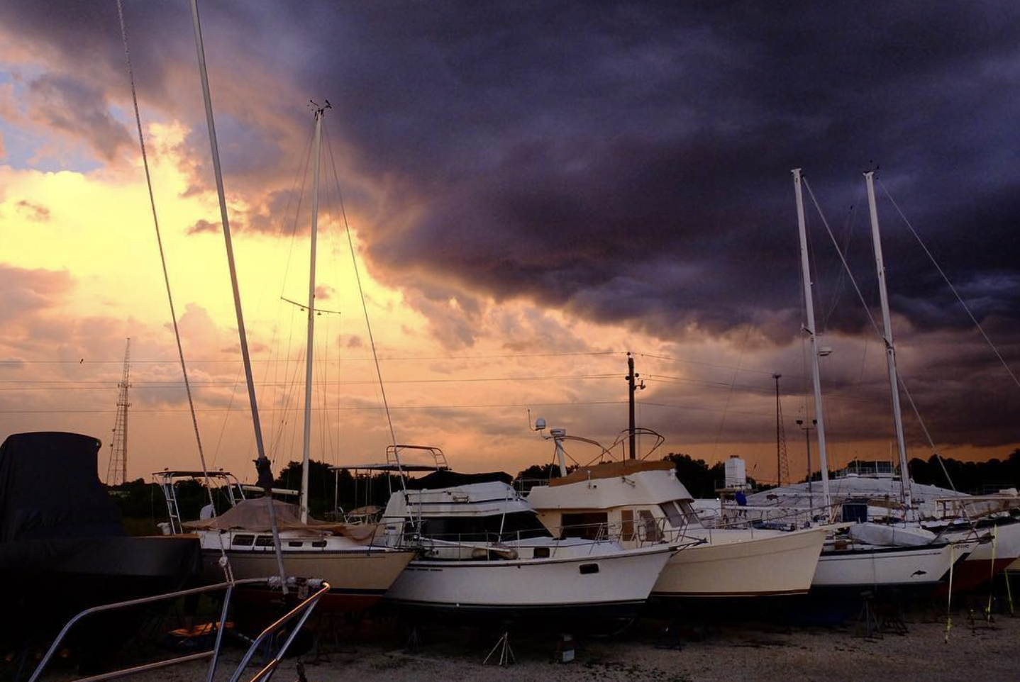 J&R Boat Storage facility yard