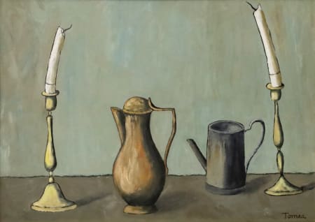 Natura morta con candele