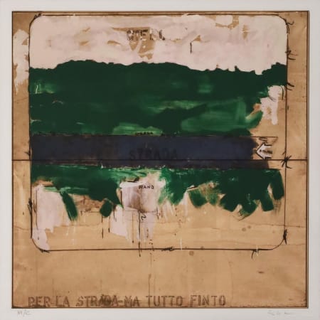 Mario  Schifano — Per la strada ma tutto finto