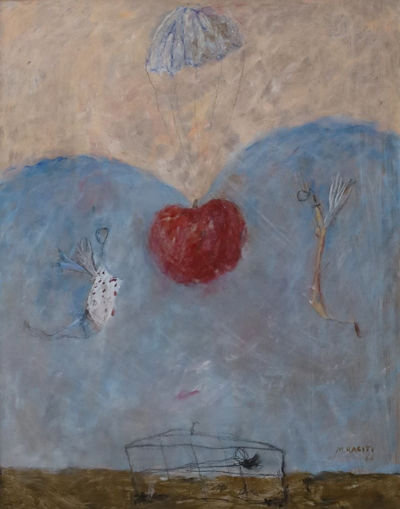 Mario Raciti — La mela col paracadute, due spiritelli
