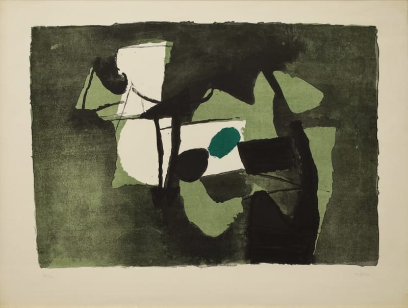 Afro Basaldella — Composizione verde