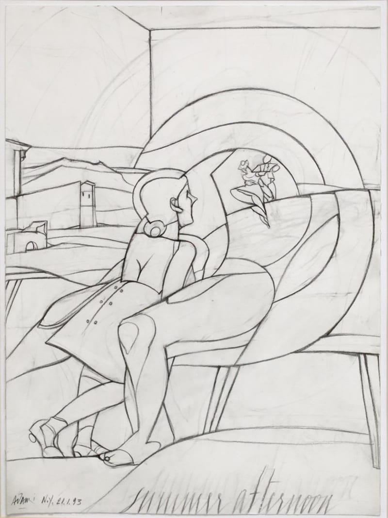 Valerio Adami — Summer afternoon