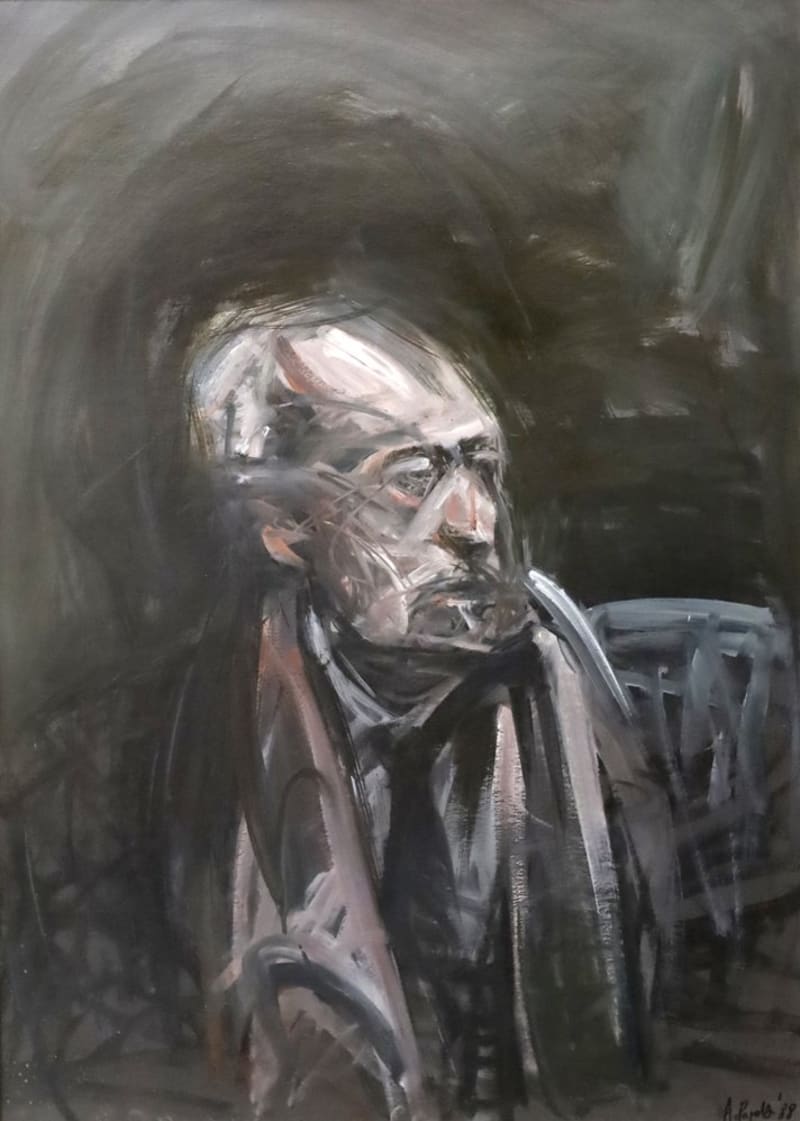 Alessandro Papetti — Ritroatto di Roberto Sanesi