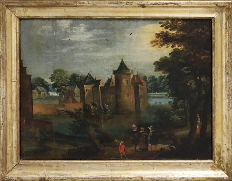 Pieter Van der Hulst II — Paesaggio con figure