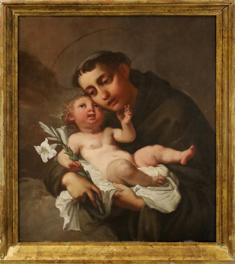 Francesco Polazzo — Sant'Antonio con Gesù Bambino