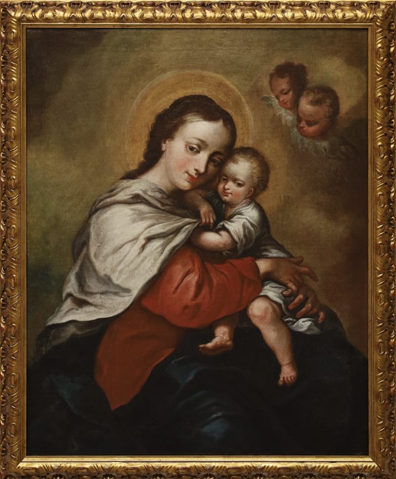 Scuola Genovese — Madonna con Bambino