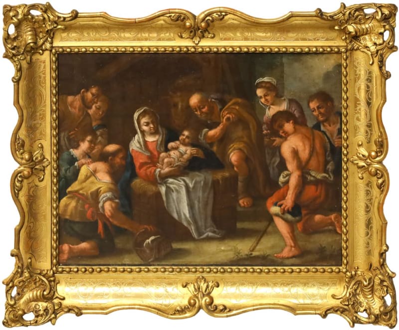 Veneta Scuola — Adorazione dei pastori