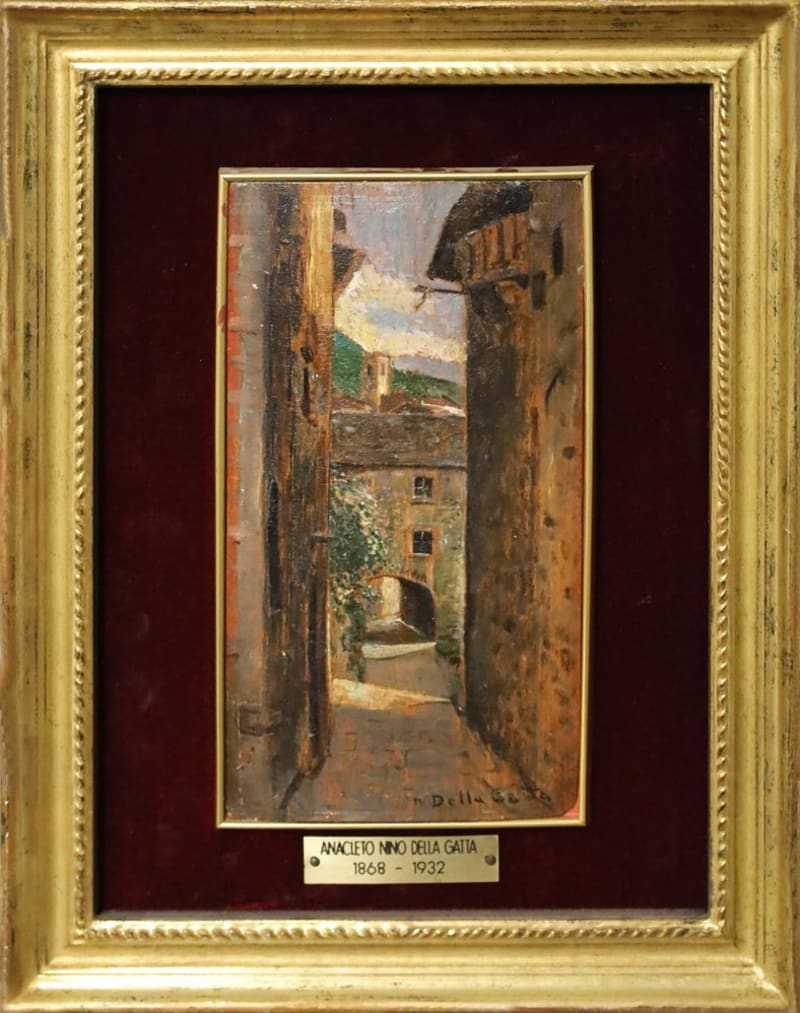 Anacleto Della Gatta — Scorcio di vicolo al Gabbro