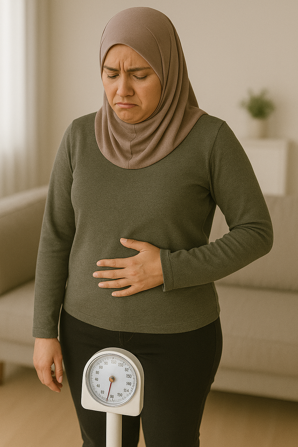 Berat susah turun walau dah jaga makan
