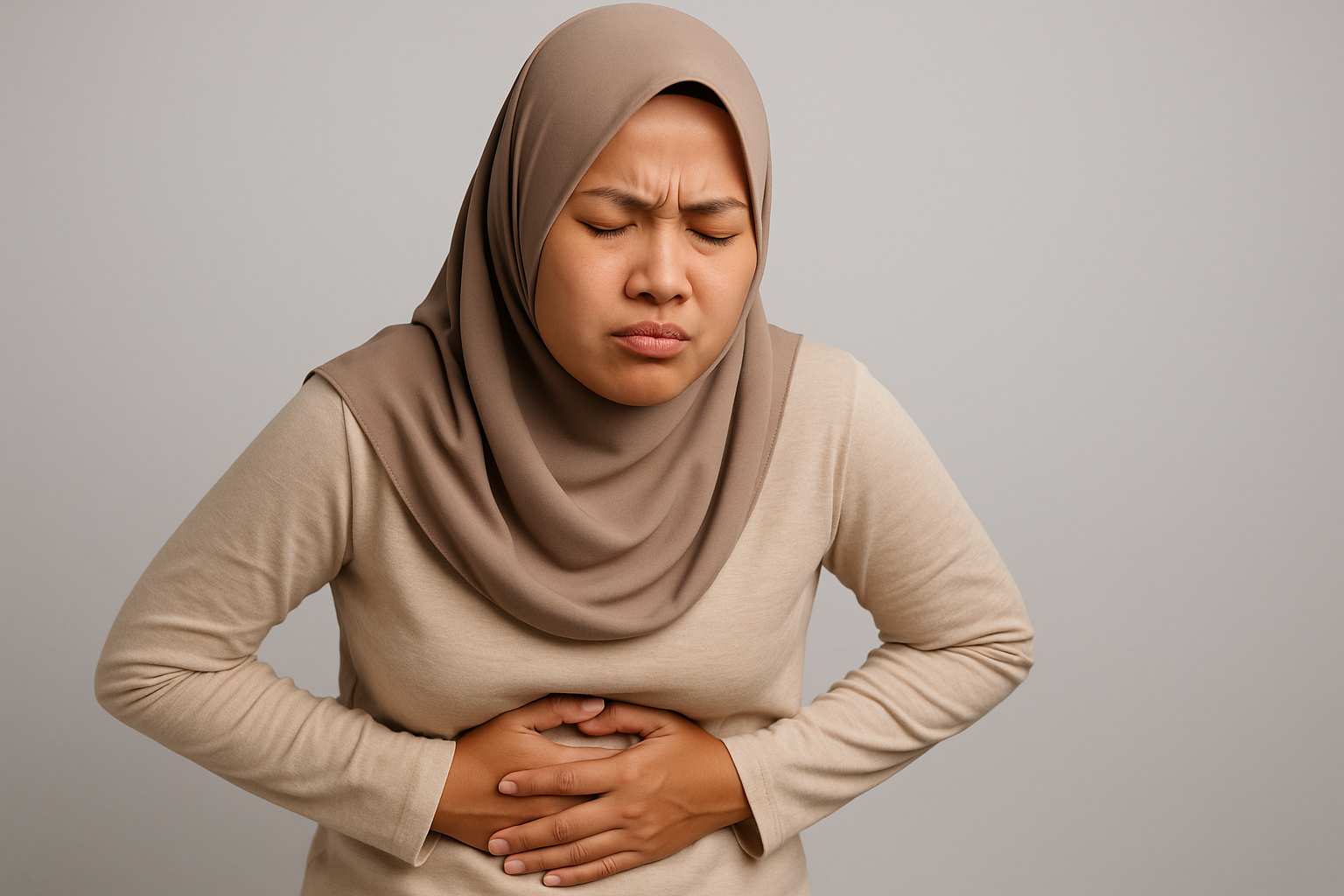 Perut rasa berat walaupun dah membuang