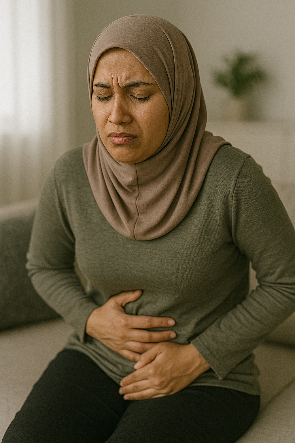 Buasir ringan bila badan tertekan