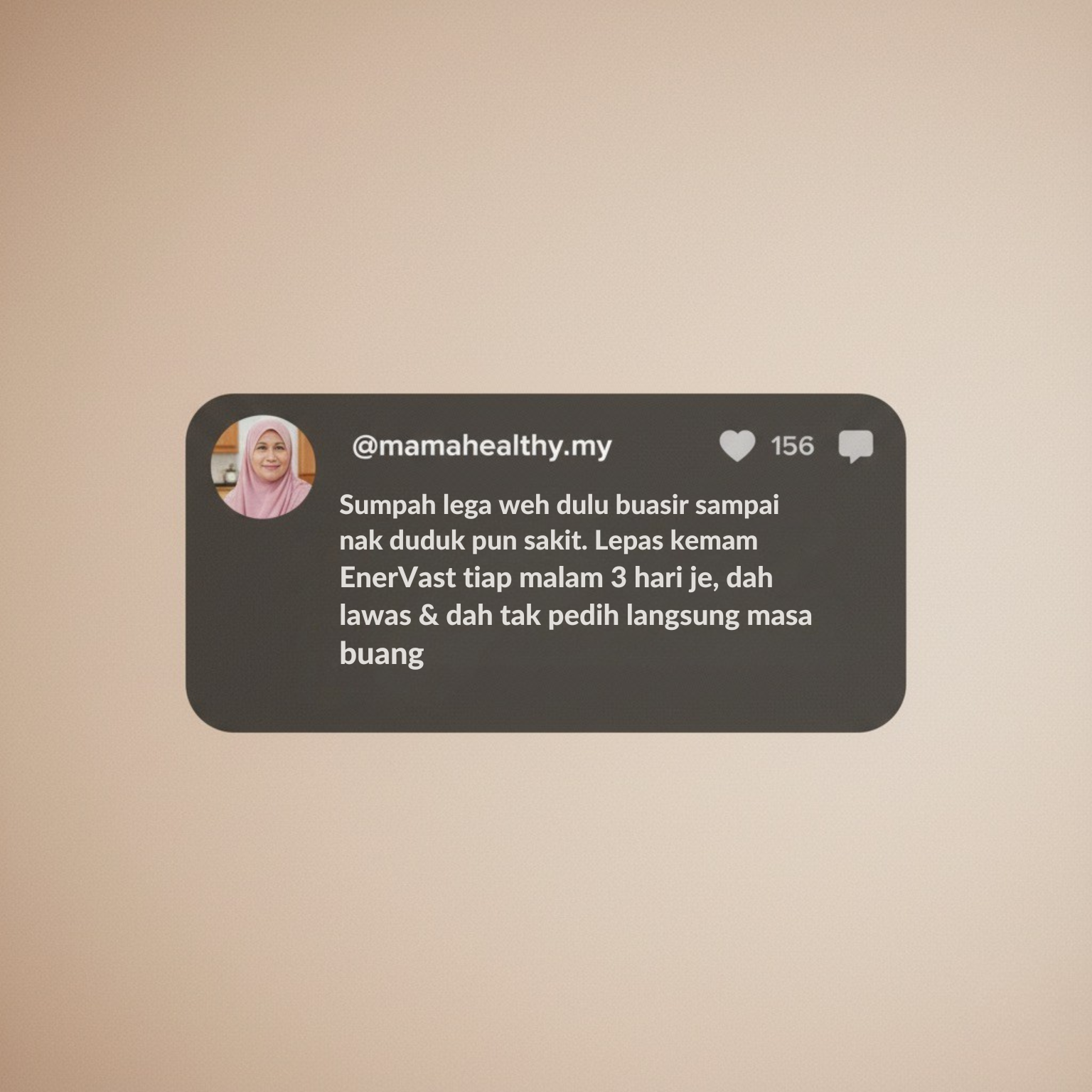 Review pengguna EnerVast - screenshot testimoni 3