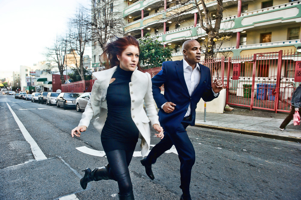 Secret Agents.  Charleston Pierce and Hannah Rose.